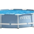 thumbnail image 4 of Intex 12ft x 30in Prism Frame Above Ground Swimming Pool w/ 530 GPH Filter Pump, 4 of 5