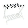 thumbnail image 2 of TISHITA Folding Luggage Rack Suitcase Stand 68x45x55cm Multifunctional Storage Shelf White, 2 of 8