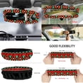 thumbnail image 6 of Jeiento Highland Cow 12 Pcs Front Car Seat Cover Set with Bucket Seat Cover Aztec Steering Wheel Cover Flower Seat Belt Pad Armrest Pad Coaster Trash Bag Air Vent Bag Rearview Mirror Cover Keychain, 6 of 9