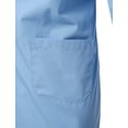 thumbnail image 4 of 7Encounter Unisex Multifunctional 3/4 Sleeves Wrap Smock With Chest And Side Pockets Light Blue Size L/XL, 4 of 4