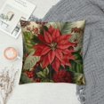 thumbnail image 2 of Nawypu  Spring Throw Pillow Cover Winter Flower and Bird Pattern Pillow Cover, Christmas Decoration Gift Home Decoration Square Sofa Chair Cushion Cover,, 2 of 5