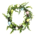 thumbnail image 2 of Corona de Pascua Corona artificial Decoración de Pascua, Corona colgante Corona de primavera para Estilo B, 2 of 9