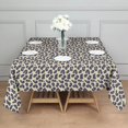 thumbnail image 3 of Leopard Print Square Tablecloth 52x52in(132x132cm) – Waterproof Polyester Printed Table Cover, Wrinkle Resistant & Washable for Kitchen Dining Picnic Party Decor, 3 of 6