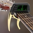 thumbnail image 1 of Yosoo One Handed Quick Change Metal Capo Tuner Gear Accessory for Guitar Bass, Metal Capo, Bass Capo, 1 of 5