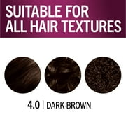 Schwarzkopf Keratin Color Root Permanent Hair Color Kit, Dark Brown, 1 Use
