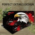 thumbnail image 4 of License Plate,Eagle Head with "Made in the USA" Decorative Front,Personalized Stainless Steel License Plate Cover For Men Women,12.2" X 6.2", 4 of 7