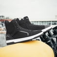 thumbnail image 4 of Breathable Motorcycle Boots For All Seasons - Unisex Motorcycle Cycling Shoes,Black gray,41, 4 of 17