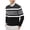 Black 2, variant on Men's Slim Fit Knit Sweater Pullover | Lightweight Ribbed Design for Business Casual & Everyday Wear