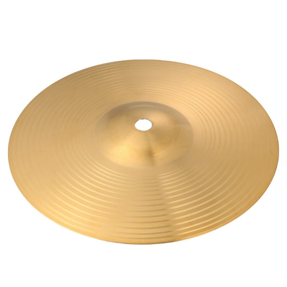 Houderco 1Pack Hat Cymbals in Golden Brass for Drum Setup 8 Inch
