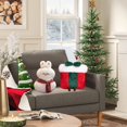 thumbnail image 1 of Ganfancp Árbol de Navidad Almohada Sofá Navidad Santa Claus Adorno Decoración Muñeca Cojín Cojín Ventana Arreglo Ofertas y Liquidaciones Almohada X 1, 1 of 6