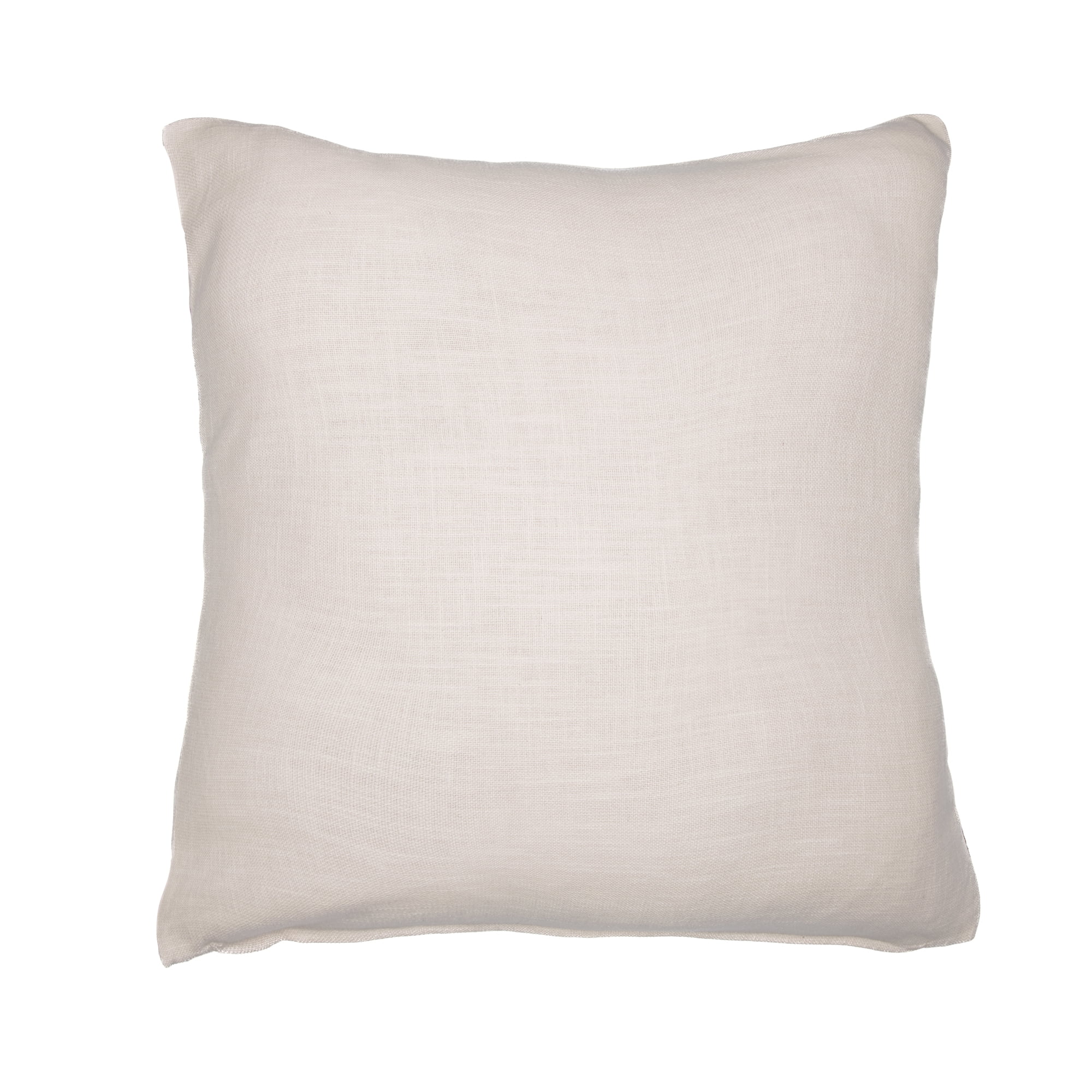 Ox Bay and Stacy Garcia 24" x 24" Ivory/Orange Embroidered Geometric Adult Decorative Throw Pillow