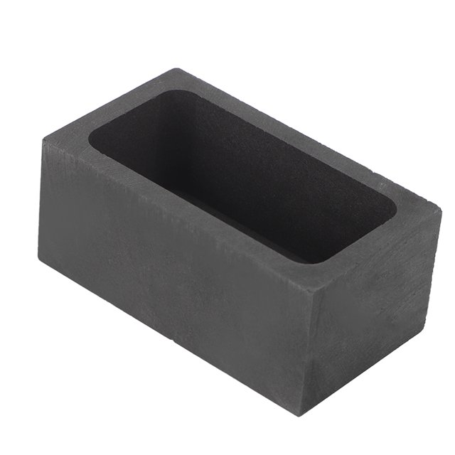 Molde de lingote de grafito, molde de lingote de fusión de fundición de grafito rectangular de oro y plata para herramientas de joyería DIY