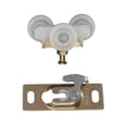 thumbnail image 3 of WRS 2-9/16" Wardrobe Door Roller with Metal Bracket - White Nylon Wheels, 3 of 3