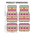 thumbnail image 2 of ZICANCN Waterproof Car Floor Mats Full Set, Vintage Southwestern Native Bohemian Automotive Carpet Mats for Vehicle Trucks Suv Jeep, 4 Pieces, 2 of 6