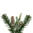 thumbnail image 2 of Vickerman 6' x 14" Frosted Berry Mixed Pine Cone Artificial Pre-Lit Garland, Battery Operated Lights, 2 of 7
