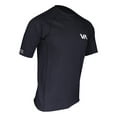 thumbnail image 3 of RVCA Mens VA Sport Short Sleeve Compression Training Rashguard - Black, 3 of 4