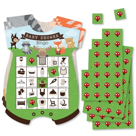 Big Dot of Happiness Woodland Creatures - Picture Bingo Cards and Markers - Baby Shower Shaped Bingo Game - Set of 18 price history on PriceWatchPro