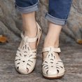 thumbnail image 4 of zttd women's fashion casual round toe hollow out wedges sandals shoes women's slipper a, 4 of 9