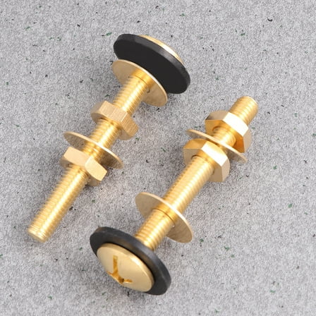 Hemobllo 2Pcs Heavy Duty Toilet Bolts for Secure Fastening in Bathrooms