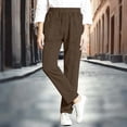 thumbnail image 3 of Corduroy Pants Women 2026 Spring Fall Elastic Waist Straight Leg Casual Work Pants with Pockets Slacks, 3 of 8