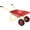Red-two-wheel, variant on Kids Metal Wheelbarrow with Single Wheel,Children Garden Cart with Steel Tray and Non-Slip Handles, Sturdy Outdoor Yard Toy for Toddlers, Ideal for Sand, Leaves, and Soil (Red-Two-Wheel)