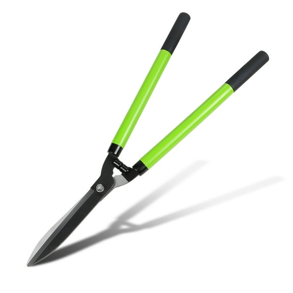 Green Bypass Headage Shear - 22 in., Heavy Duty Plant Cutter Tool w/ Heat-Treated Cutting Blades