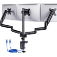 thumbnail image 1 of Soporte de triple monitor ErGear Gas Spring para pantallas de 13 a 27 pulgadas, 1 of 1