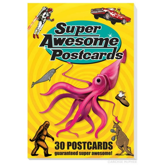 Accoutrements Livre de Cartes Postales Super Génial