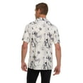 thumbnail image 3 of Canada Weather Gear Men’s Printed Camp Collar Shirt – , Super Stretch, 4-Way Stretch, Moisture Wicking, Wrinkle Resistant, 3 of 11