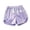 Purple, variant on Angala Girls Summer Casual Shorts 2 Pack Playful Athletic Shorts For Toddlers And Kids Comfortable Elastic Waist Outfits Elastic Cozy Children Trousers 2-3 Years
