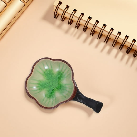 FRCOLOR Multifunctional Inkwell Dish Porcelain Handmade Ink Well Ink Brush Tray Brush Holder For Chinese Japanese Calligraphy Painting Practice