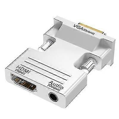 Cable HDMI a VGA con salida de audio, convertidor HDMI
