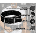 thumbnail image 6 of Harcos Genuine Leather Unbreakble, non tearable 8mm Heavy Gym Belt for Men & Women Workout Deadlift Belt for Gym Suede Powerlifting Weight Lifting for Heavy Workout gym belt(XL), 6 of 10