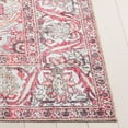 thumbnail image 6 of SAFAVIEH Vintage Serapi Mark Oriental Machine Washable Area Rug, Red/Light Green, 9' x 12', 6 of 13