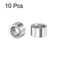 thumbnail image 3 of Round Weld Nuts, M6 x 10mm x 6mm Weld On Bung Female Nut Threaded - 201 Stainless Steel Insert Weldable 10 pcs, 3 of 3