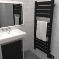 thumbnail image 4 of Amba Vega V-2356 Dual-Purpose Towel Warmer and Radiator with 8 Panels, Matte Black Finish, 4 of 4