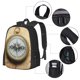 thumbnail image 2 of Easygdp Magnetic Old Compass On World Map Mochila de Gran Capacidad Minimalista Ideal para Escuela, Viajes y Uso Diario, 2 of 6