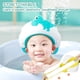 thumbnail image 3 of Baby shower cap Children's shampoo cap Baby hair wash cover Adjustable bath towel Bath cap Dinosaur blue, 3 of 4