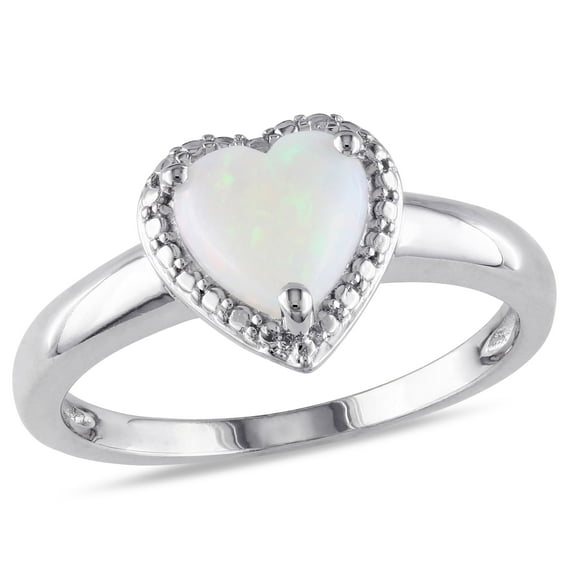 Everly Women's Opal Sterling Silver Ring