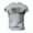 Gray, variant on Distressed American Flag Men Printing T Shirt – USA