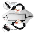 thumbnail image 5 of Bingfone Canvas Tote Bag For Women With Inner Pocket Aesthetic Cute Shopping Tote Bags Reusable Grocery Bags-Fast Food, 5 of 9