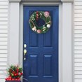 thumbnail image 3 of Feliz Navidad Para Puerta De Entrada Corona De Navidad Para Colgar En La Puerta Con Decoración De Interior Y Exterior De Conejo De Caramelo. Yuarrent HA040826-01, 3 of 6