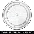 thumbnail image 4 of Clear Lazy Susan Turntable Organizer, Designed for Wide Application with 4 Compartments for Organized Storage, Elevating Your Living Experience (30cm Diameter), 4 of 8