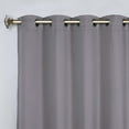 thumbnail image 2 of Superior Blackout Solid Light Filtering Grommet Curtain Panel Set, 52"X 120", Silver, 2 of 11