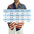 thumbnail image 3 of JGNGSHN Mens Hawaiian Shirts Patriotic Fourth of July Shirt Short Sleeve Button Down T-Shirts Casual American Flag Print Summer Vacations Beach Shirt, 3 of 10