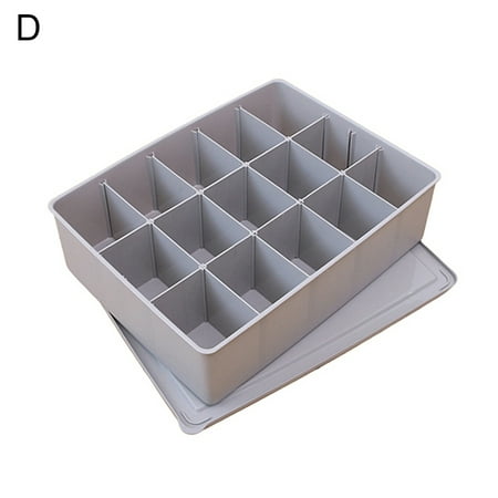 

Naturegr Large Capacity Multi Grid Underwear Organizer Closet Bras Briefs Socks Ties Storage Drawer Box