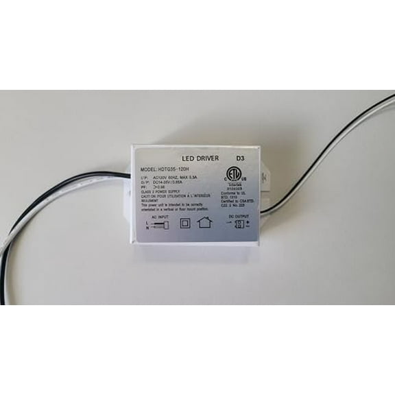 Ironsmith Lighting | 35W LED Driver 14-35V DC 20W Max 0.3A Dimmable Class 2 Power Supply