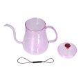 thumbnail image 1 of Coffee Kettle Glass Coffee Pot 600ML Coffee Drip Kettle Long Nozzle Kettle for Home KitchenPink, 1 of 15