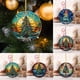 thumbnail image 1 of Colgante Acrílico Navideño con Textura Cóncava y Redondo., 1 of 6