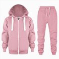 thumbnail image 2 of Gibobby Toddler Kids Boy Clothes Little Boy Fall Winter Outfit Long Sleeve Letter Sweatshirt Plaid Jogger Pants Set 2T 3T 4T 5T 6T 7T 8T 9T Kids Boys Clothes(4-5 Years,Pink), 2 of 6